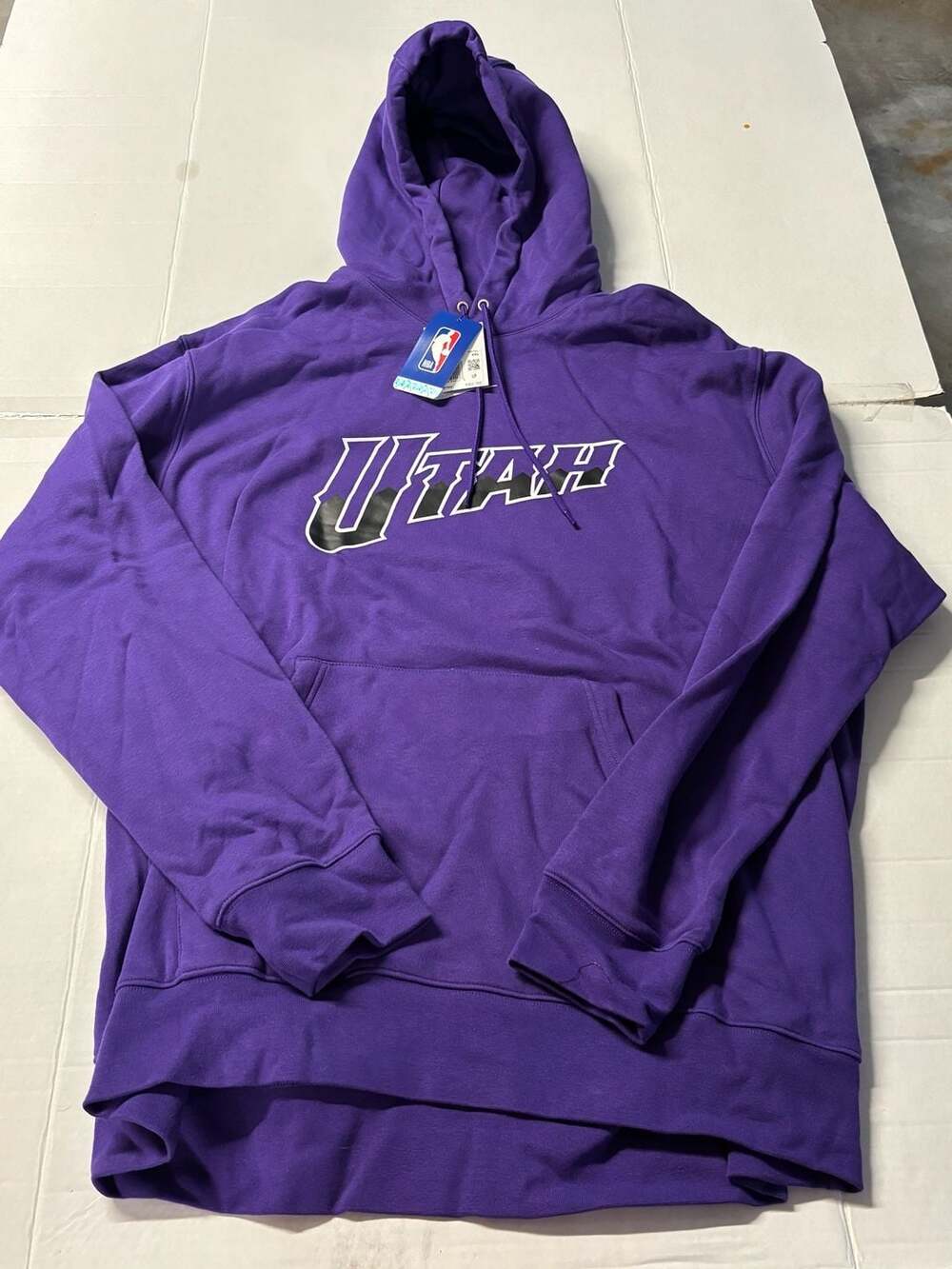 Nike Men's Purple Utah Jazz 2024/25 City Edition Pullover Hoodie XXL New w Tags